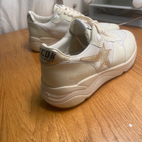 Golden goose athetic running sneakers white running shoes ggbd athletic dept - Picture 3 of 3